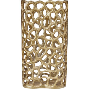 BELIANI SANCHI - Decoratieve vaas - Goud - Aluminium