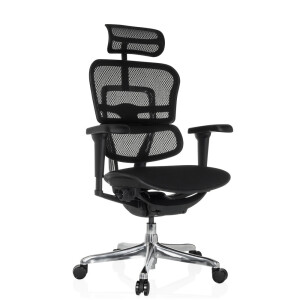 ERGOHUMAN ULTRA F GEN2 stof / netstof - Luxe directiestoel Zwart