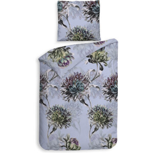 Heckett & Lane Flanel Dekbedovertrek Bing (Frost Blue) - 140x200/220 cm