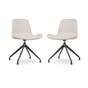 Set van 2 eetkamerstoelen Nola-Fé draaibaar | Nolon