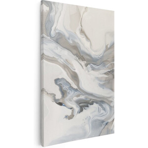 Artaza Canvas Schilderij Abstract - 40x60 cm - Wanddecoratie Marmer - Muurdecoratie Woonkamer - Schilderijen Op Canvas