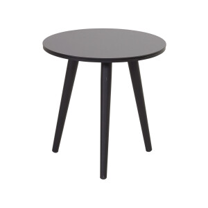 Hartman Outdoor Ronde Bijzettafel 'Sophie' HPL, 45 x 45cm, kleur Zwart