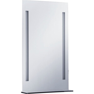 vidaXL - Badkamerspiegel - LED - met - schap - 60x100 - cm
