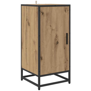 vidaXL - Dressoir - Artisan - Eiken - 35,5 - x - 35 - x - 76 - cm