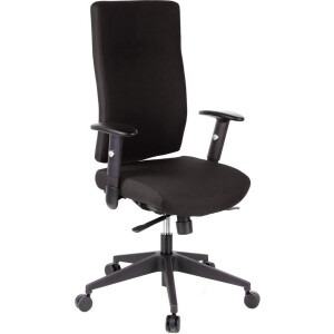hjh office Pro-Tec 300 - Bureaustoel - Stof - Zwart