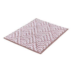 Kleine Wolke Badmat Botany (Lichtroze, 50 x 60 cm)