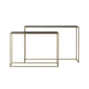 Light & Living Sidetable 'Boca' Set van 2 stuks, kleur Goud