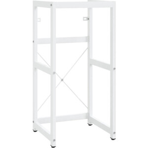 vidaXL Wastafelframe - Badkamerkast - Wastafelframe 40x38x83 cm ijzer wit - Badkameropstelling - Witte Kast - Ijzeren Kast