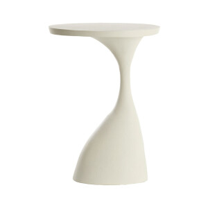 Light & Living Bijzettafel 'Macau' 61cm hoog, kleur Mat Crème