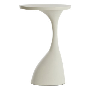 Light & Living Bijzettafel 'Macau' 55cm hoog, kleur Mat Crème