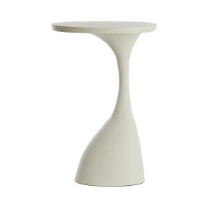 Light & Living Bijzettafel 'Macau' 55cm hoog, kleur Mat Crème