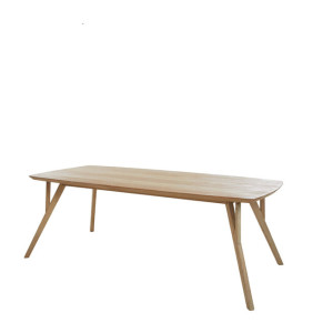 Light & Living Eettafel 'Quenza' Mangohout, 200 x 100cm, kleur Naturel