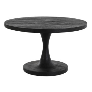 Light & Living Bijzettafel 'Bicaba' Ø60cm, hout zwart