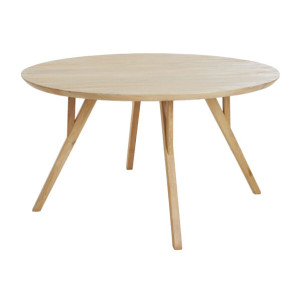 Light & Living Ronde Eettafel 'Quenza' Mangohout, 140cm, kleur Naturel