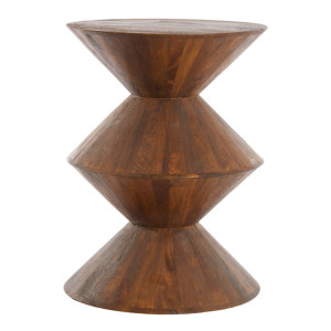Light & Living Bijzettafel 'Larus' Mangohout, 45cm, kleur Bruin