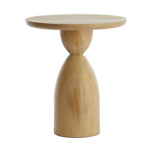 Light & Living Bijzettafel 'Torir' Mangohout, 40cm, kleur Naturel
