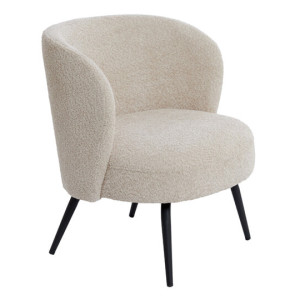 Light & Living Fauteuil 'Dieyda' Bouclé, kleur Beige