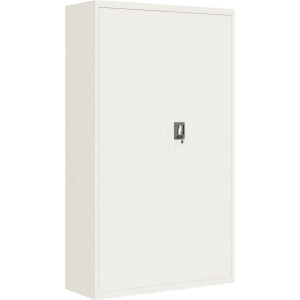 vidaXL - Archiefkast - 105x40x180 - cm - staal - wit