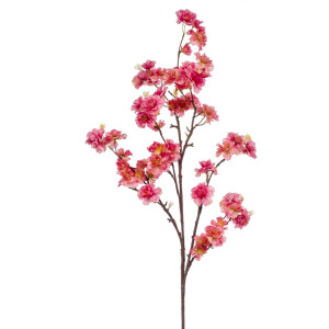 Emerald - Kunstbloem Kersenbloesem 120cm felroze - Kunstplant voor binnen