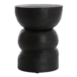 Light & Living Bijzettafel 'Azalio' 35cm, kleur Mat Zwart