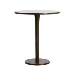 Light & Living Ronde Bijzettafel 'Pazo' 48cm, kleur Donkerbruin