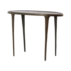 Light & Living Sidetable 'Arica' 110cm, kleur Donkerbruin