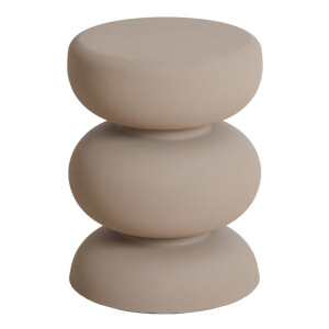 Light & Living Bijzettafel 'Kobodo' 35cm, kleur Mat Crème