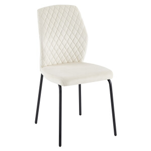 Artistiq Eetkamerstoel 'Chante' Velvet, kleur Beige