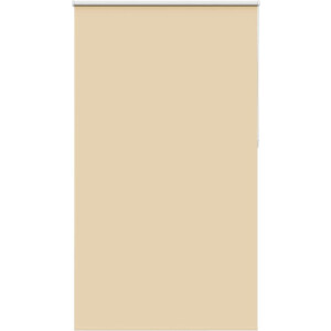 vidaXL - Rolgordijn - verduisterend - 130x210 - cm - stofbreedte - 126,6 - cm - beige