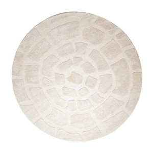 Light & Living Rond Vloerkleed 'Bajelo' 220cm, kleur Beige