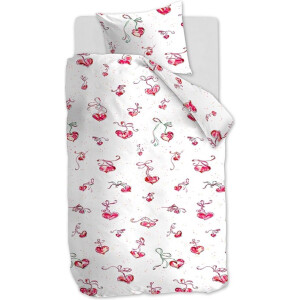 Beddinghouse Kids Love it dekbedovertrek - Eenpersoons - 140x200/220 - Roze