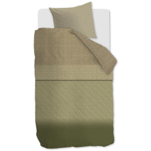 Beddinghouse Jimmy dekbedovertrek - Eenpersoons - 140x200/220 - Groen