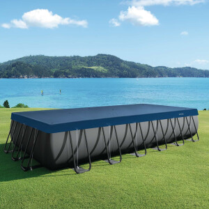 INTEX Zwembadcover 732 x 366 cm Rechthoekig PVC en PET