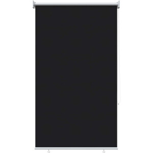vidaXL - Buitenrolgordijn - UV-bescherming - Zwart - 100 - x - 230 - cm - (B - x - H)