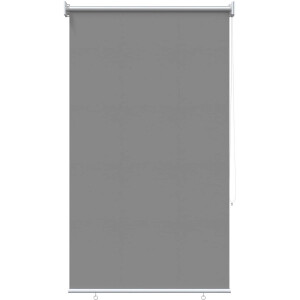 vidaXL - Buitenrolgordijn - UV-bescherming - Lichtgrijs - 100 - x - 230 - cm - (B - x - H)