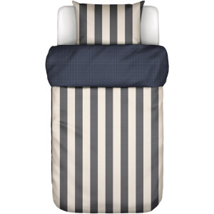 Marc O'Polo Dekbedovertrek Malve Donkerblauw - 140x200/220 cm - 50% lyocell, 30% gerecycled katoen,