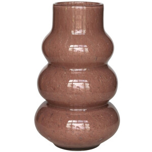 Vaas Lomami Elite | Shiny Brown - Taupe | Mondgeblazen glas | D18xH30 cm