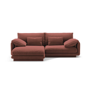3-zits hoekbank Torino links velvet | Micadoni