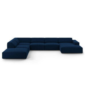 7-zits hoekbank Jodie velvet links | Micadoni Limited Edition