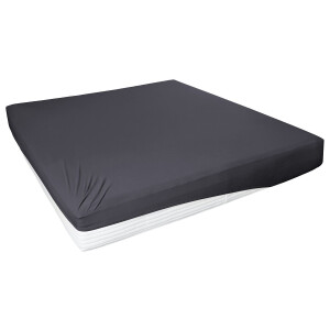 PRIMERA Jersey hoeslaken, 90-200 x 200 cm (Antraciet, 140-160 x 200 cm)