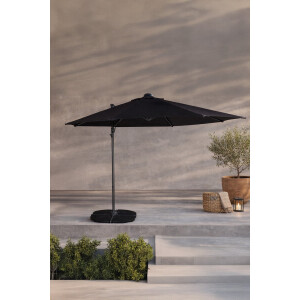 Nohr Zweefparasol 'Antasia' 294cm, kleur Zwart