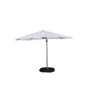 Nohr Zweefparasol 'Antasia' 300cm, kleur Wit