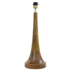 Light & Living Tafellamp 'Jovany' Mangohout, 58cm, kleur Bruin (excl. kap)