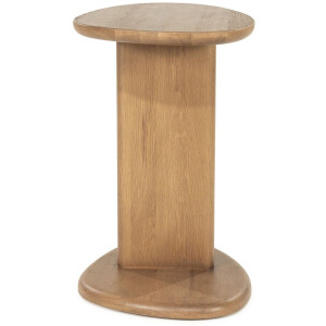 Eleonora bijzettafel Lori 46x35x55 cm lichtbruin eiken