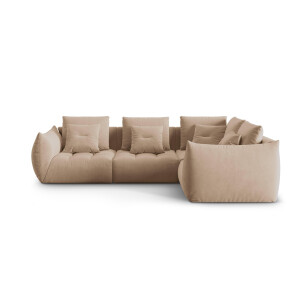 Hoekbank Bloom rechts 3-zits velvet | Micadoni