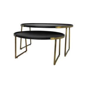Set van 2 ovale Salontafel Paulson | HSM Collection