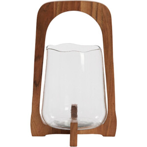 Light & Living - Windlicht ANOSY - Ø21.5x35cm - Bruin