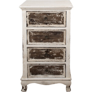 Clayre & Eef Dressoir 44x35x81 cm Beige Hout