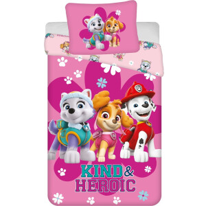 PAW Patrol Dekbedovertrek Heroic - 140 x 200 cm / 60 x 80 cm - Katoen