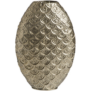 Leen Bakker - Vaas Florence Goudkleur - 47,5x32,5x10,5 Cm - Metaal - Goudkleurig - 10.5x32.5x47.5 Cm